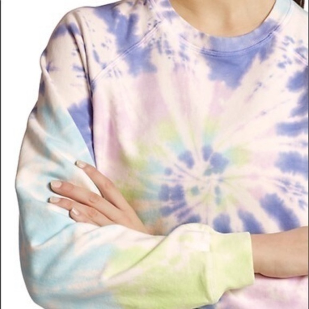 Electric & Rose Tie Dye Ronan Pullover - Picture 4 of 9